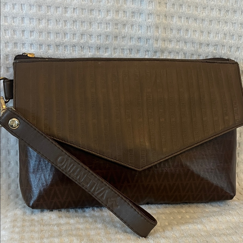 Mario Valentino Wristlet Clutch